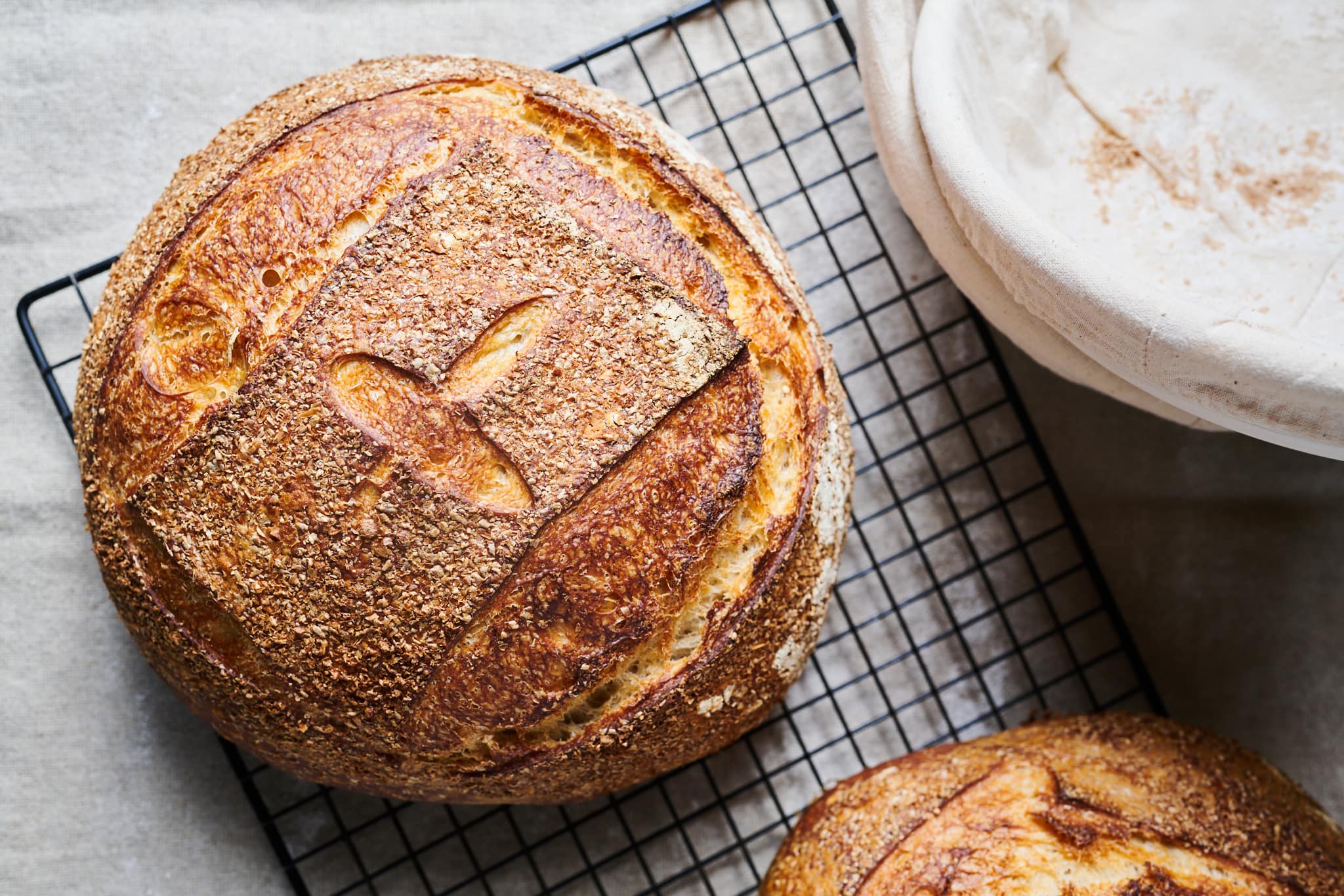 Basic Crusty Sourdough Bread Recipe - Make It Dough