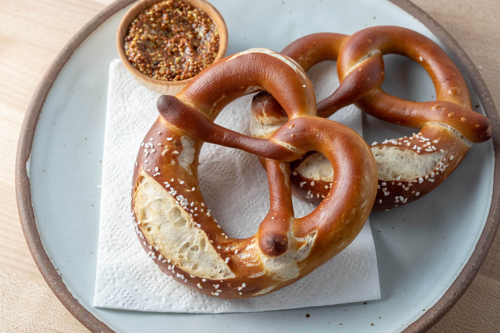 soft german lye pretzels