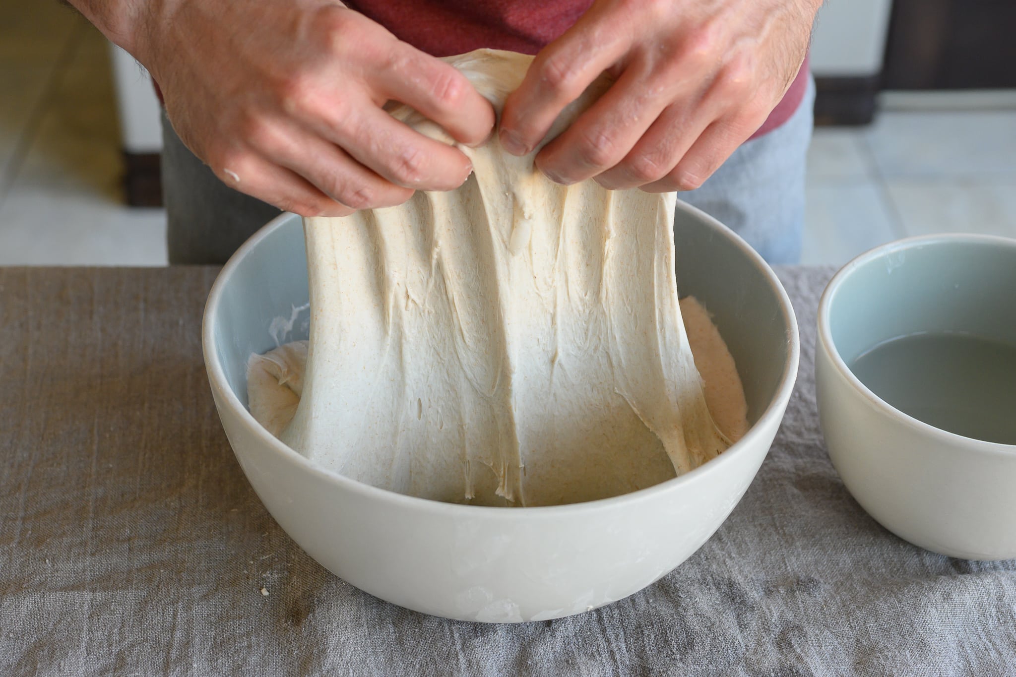 How To Stretch and Fold Sourdough Bread Dough