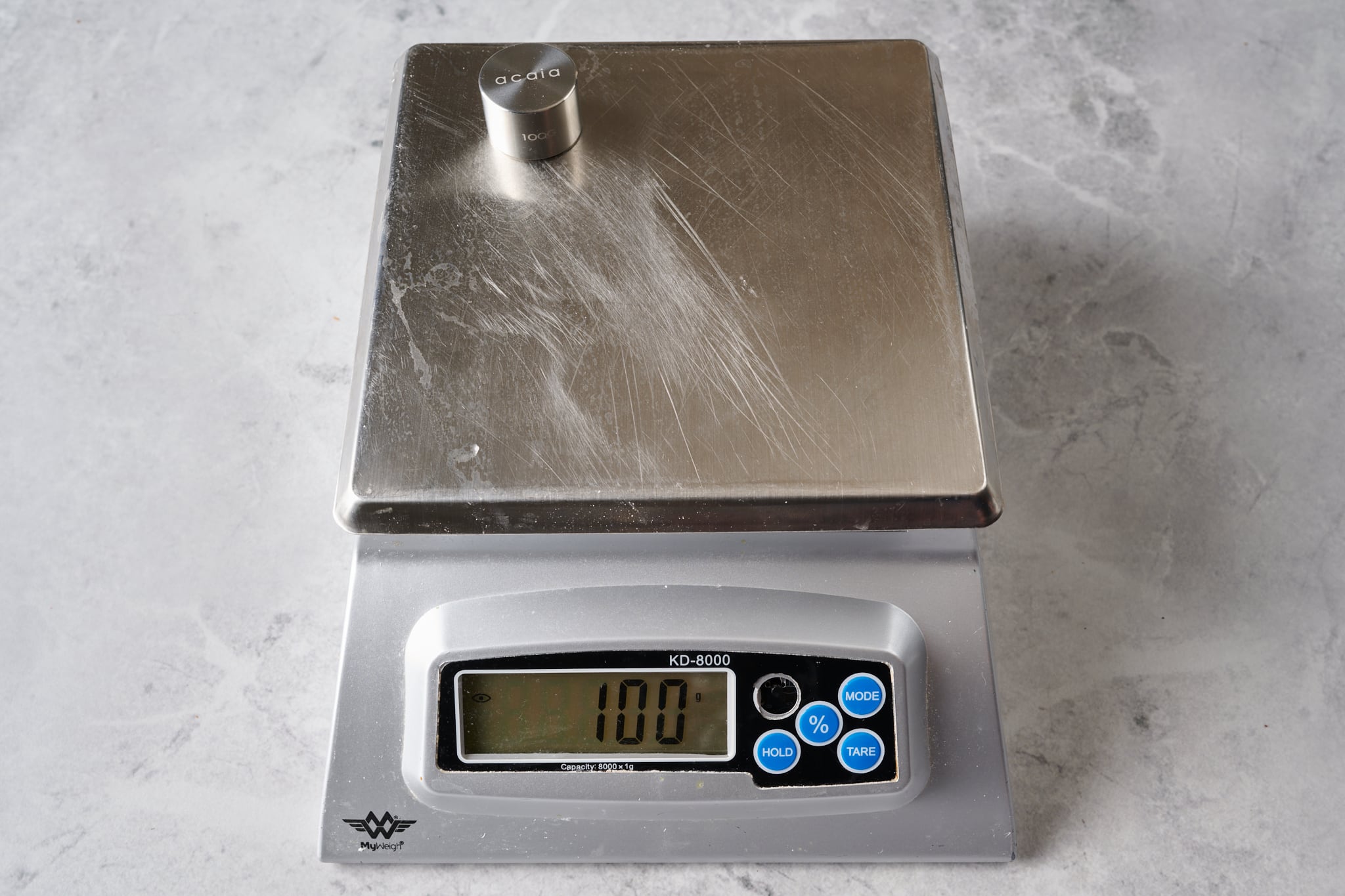  My Weigh KD-8000 Digital Food Scale, Stainless Steel, Silver :  Home & Kitchen